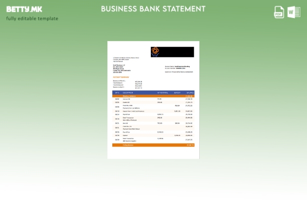 модерен стил на Nishi Nippon City Bank Извод на претпријатие за сметка на Word и